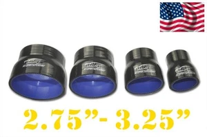 Silicone Straight Reducer Coupler Hose 70mm - 83mm / 2.75" - 3.25" (4-ply) Black - Foto 1 di 8