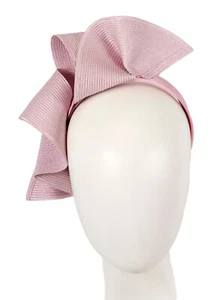 Dusty Pink spring racing large fascinator by Max Alexander 100% AU Seller - Picture 1 of 5