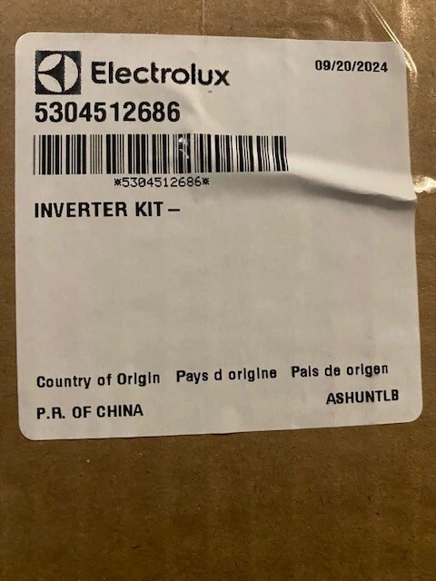 5304512686 Inversor de refrigerador Electrolux/Frigidaire genuino Foto 1 de 1