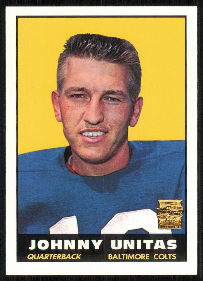 2000 Topps Unitas Reprints #R5 Johnny Unitas 1961 - Image 1 of 2
