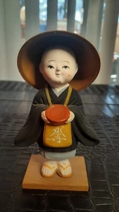 Japanischer Jizo Bosatsu Buddha Mönchskind OjizouSama Keramik Buddhist Todaiji - Bild 1 von 5