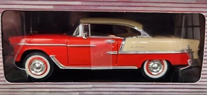 Ertl 1955 Red Chevy Bel Air WIX Filters 1:24 2000 Diecast Model Car 19539V 1/24 - Picture 1 of 7