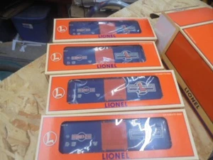 Lionel 6-29220 O Gauge 1997 Centennial Series Hi-Cube Boxcars (Set di 4) Ex/Box - Foto 1 di 3