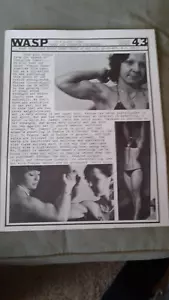 WASP #43-Woman and Strength Periodical 2/10/80-Vintage Woman's Bodybuilding - Foto 1 di 2