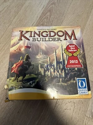 KINGDOM BUILDER Board Game - QUEEN GAMES - Donald X Vaccarino Damaged Box ￼ - Image 1 of 4