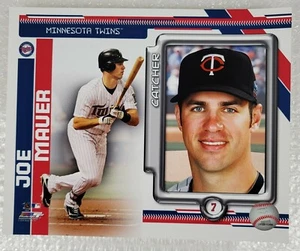 MLB - Joe Mauer, Minnesota Twins Photo 8" x 10"- 2010 Catcher - Foto 1 di 8