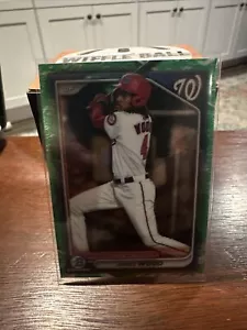 2024 Bowman Chrome James Wood #BCP-91 Lunar Glow Nationals - Picture 1 of 2