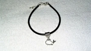 Cute Silhouette Whale Ocean Swim Ankle Wrist Bracelet Jewelry Fashion Accessory - Picture 1 of 2