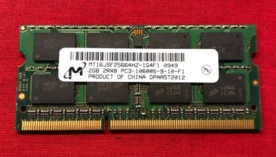 MICRON 2GB 2RX8 PC3-10600S RAM MEMORY MT16JSF25664HZ-1G4F1 GRADE A+ - Image 1 of 3