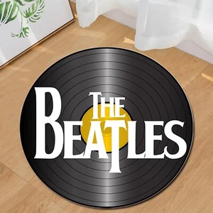 The Beatles Vintage Record Rug - Retro Vinyl Album Inspired Carpet - Music Lover - Picture 1 of 10
