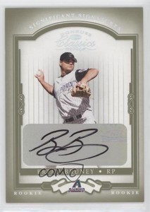 2004 Donruss Classics Significant Signatures Green /100 Brian Bruney #180 Auto