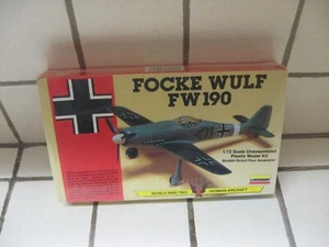 Focke Wulf FW 190 Lindberg Plastikmodellbausatz Maßstab 1:72 1990 versiegelt - Bild 1 von 1
