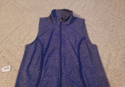 Chaleco Under Armour Cremallera Completa Mujer Pequeño? Chaqueta sin mangas bolsillos azul Foto 1 de 4