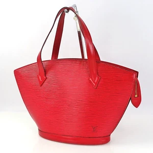 Authentic LOUIS VUITTON Saint Jacques Red Epi Leather Tote Bag #59640 - Picture 1 of 15