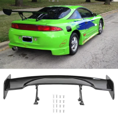 For Mitsubishi Eclipse RS 46" Rear Trunk Spoiler Wing Racing GT-Style Glossy - Image 1 of 4