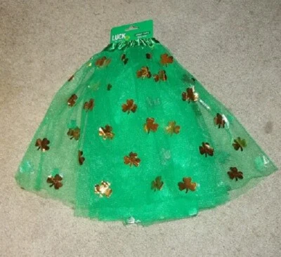 NWT Women's One Size Tutu Tulle Skirt St. Patrick's Day by Luck to You  NEW - Image 1 of 3