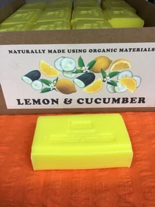 Lemon & Cucumber Soap 100g Bar - Australian Made - Bild 1 von 3