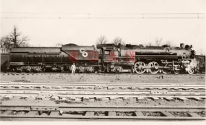 3G037 RP 1930er/40er CHESAPEAKE & OHIO RAILROAD 462 LOCO #473 - Bild 1 von 1