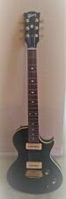Gibson Blues Hawk Ebony Black Guitar 1998 Serial Number & Epi-Hard Case USA Made for sale