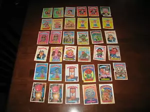 LOTTO vintage SERIE MISTA GPK secchio spazzatura bambini CARDS - Foto 1 di 9
