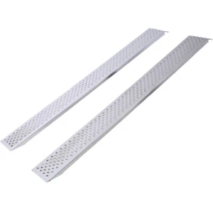 880lbs Aluminum Loading Portable Ramps for Pickup Motorcycle Truck Golf Cart 2Pc - Picture 1 of 8