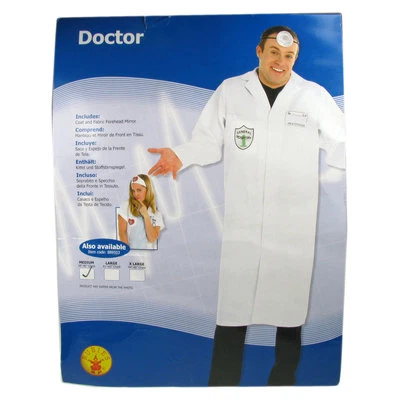 Doctor Costume Fancy Dress Outfit Mens Adult Hospital Halloween Party - Medium — 第 1/2 张图片