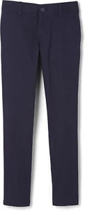 Girls Navy School Uniform Pants Size 20 Stretch Skinny - Picture 1 of 2