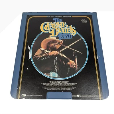 The Charlie Daniels Band The Saratoga Concert CED Videodisc RCA Selectavision - Image 1 of 2