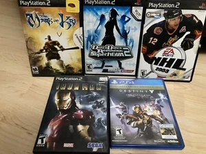 Playstation 2 Game Lot! Iron Man, Dance Dance Revolution, Mark of Kri, and more! - Picture 1 of 1