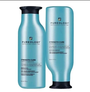 Pureology Strength Cure Shampoo & Conditioner 9 fl.oz. *NEW* FREE SHIPPING - Picture 1 of 1