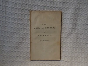 Antique Georgian Play Theatre Script Book: The Man’s the Master Davenant 1775 - Imagen 1 de 12