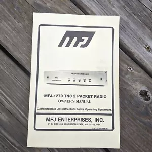 Original MFJ-1270 TNC 2-Paket Radio Besitzerhandbuch - Bild 1 von 3