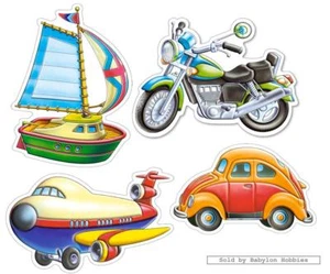 4 st puzzel: Baby - Voertuigen (Progressive, Auto's) (Castorland 04119) - Foto 1 di 1