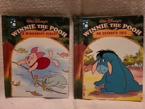 Walt Disney Mouse Works Winnie the Pooh 2 mini EEYORE and PIGLET books - Picture 1 of 2