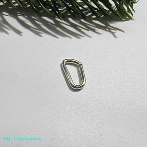 S925 Sterling Silver Gourd Spring Clasp Buckle DIY Necklace Bracelet Accessory - Picture 1 of 4