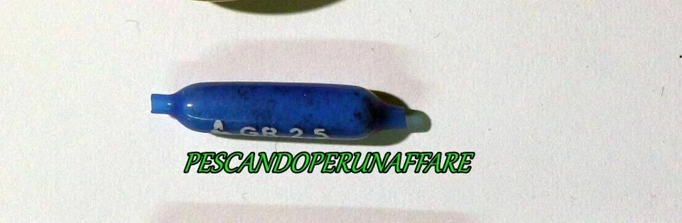 piombo cilindrico col blu-plastificato- 2.5 g. - pcs 21 - Immagine 1 di 1