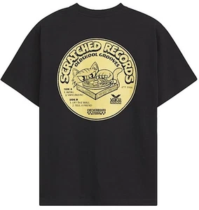 Nueva Camiseta Vans Para Hombre Scratched Records Negra Talla M - Imagen 1 de 2