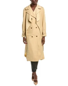 Alberta Ferretti Trench Coat Women's Beige 38 - Picture 1 of 3
