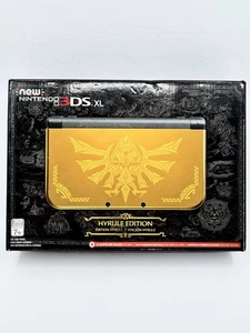Nintendo New 3DS XL Launch Edition Sistema palmare oro (ottime condizioni) - Foto 1 di 24