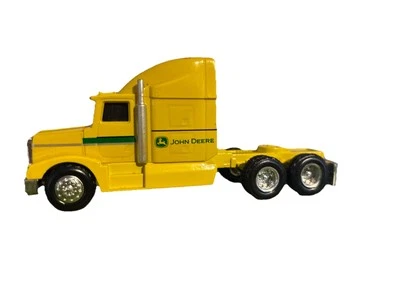 Ertl John Deere Truck Semi 18 Wheeler Yellow Diecast Toy Model Truck Cab Only - Image 1 of 4