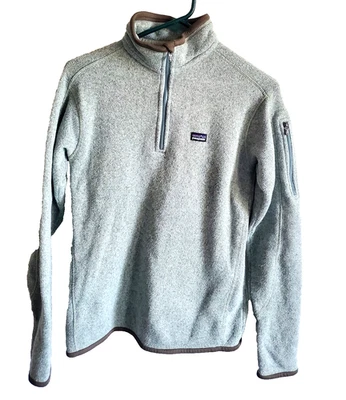 Patagonia Better Suéter Polar Pullover 1/4 Cremallera Sudadera Verde Mujer Mediano Foto 1 de 4
