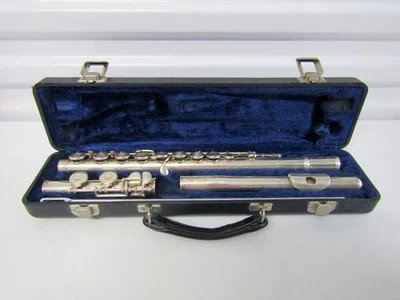 W.T. Flauta Armstrong de plata de ley solo cuerpo y cabeza en estuche (modelo 80) Foto 1 de 4