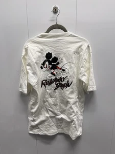 Rara maglia maglietta vintage Runaway Brain Topolino 1995 cast e crew M - Foto 1 di 4