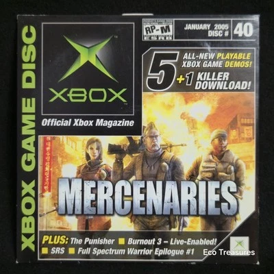Offical XBOX Magazine Game Demo Disc #40 January 2005 Mercenaries Xbox - Image 1 of 4
