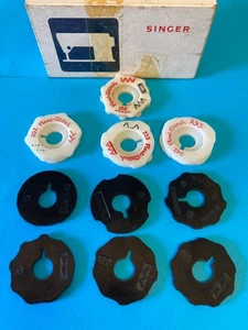 SINGER SEWING MACHINE FASHION DISCS, FLEXI DISCS, PATTERN CAMS. VINTAGE p764 - Picture 1 of 1