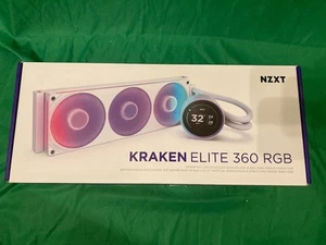 NZXT - Kraken Elite RGB 360mm 2024 Radiator (1x Single-Frame RGB Core Fan) - Photo 1/3