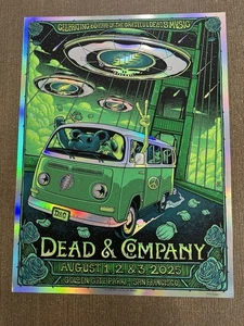 Dead and Company Foil Poster Golden Gate Park 8/1 -8/3, 2025 Mazza 822/2285 - Picture 1 of 11