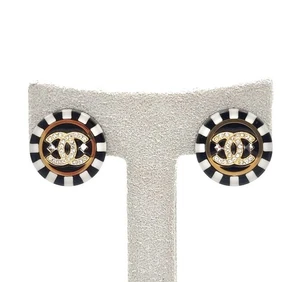 CHANEL Kristall CC-Logo Ohrringe 7608111318 135602110 - Bild 1 von 5