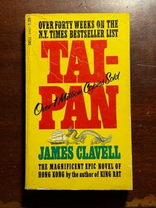 Tai-Pan James Clavell Dell 1971 1970s Vtg PB BK - Bild 1 von 3