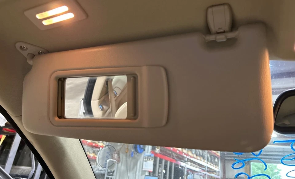 BMW Serie 328i 2009 cupé conductor parasol izquierdo LH beige tostado Ickage OEM 07-13 Foto 1 de 1